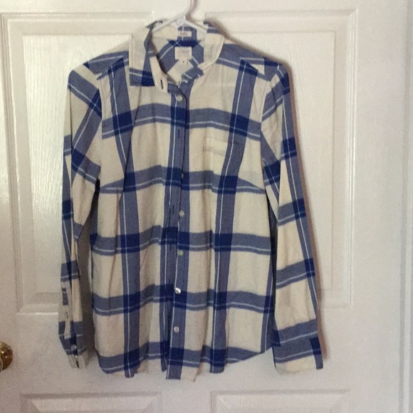 J. Crew Flannel Shirt Size Small - Picture 1 of 4